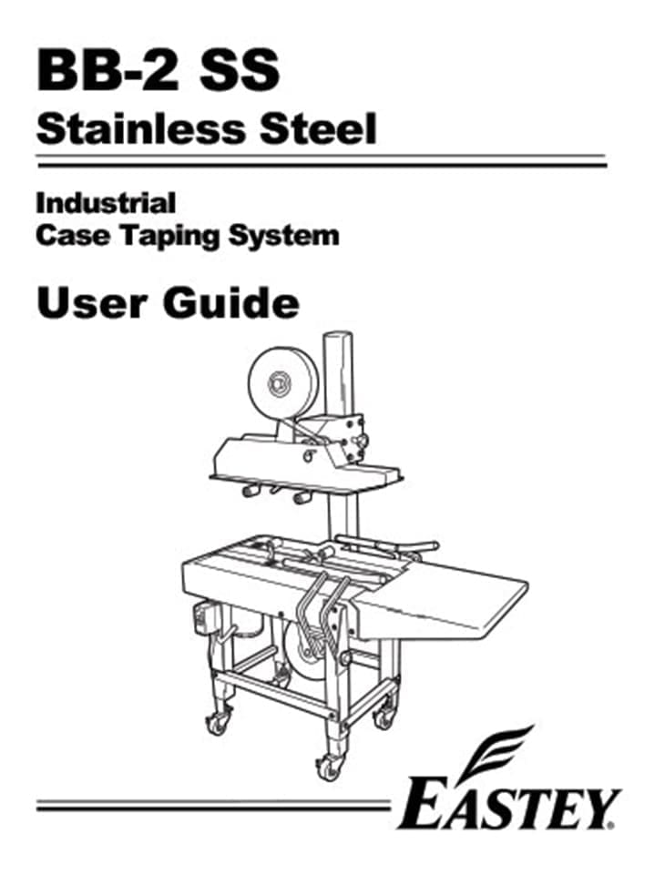User guide for the BB-2/SS bottom belt case taper