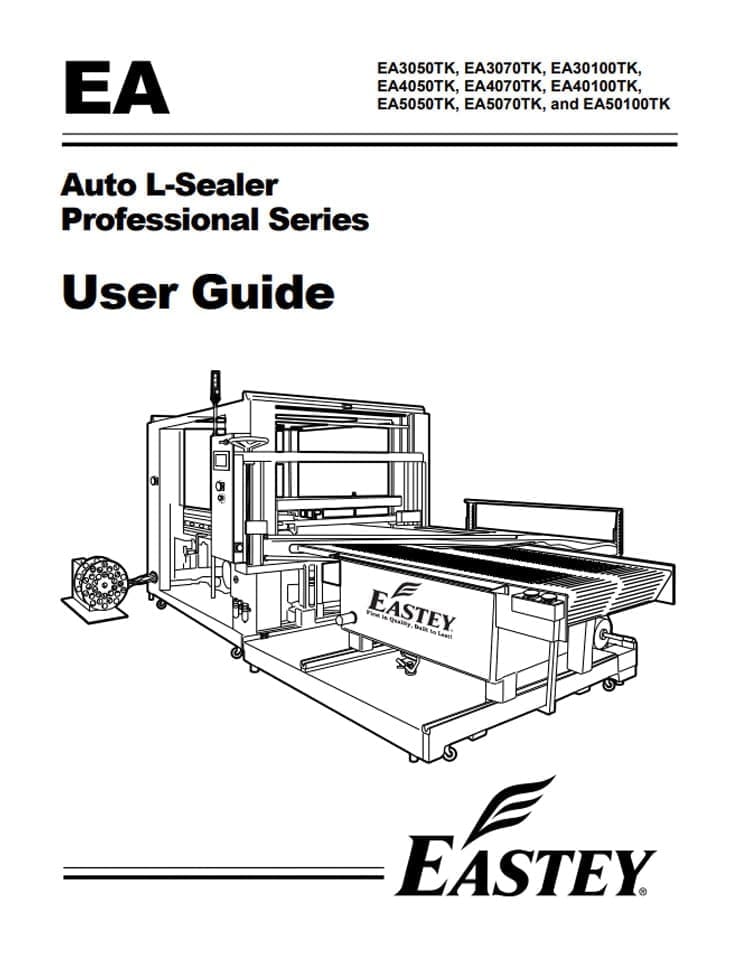 Auto l sealer user guide